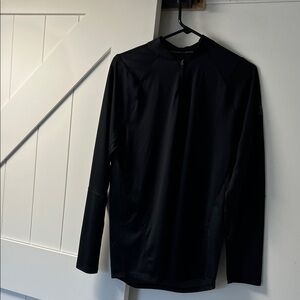 Men’s Black Long Sleeve Athletic Top